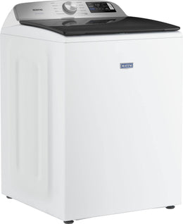 Package - Maytag - 5.3 Cu. Ft. High-Efficiency Smart Top Load Impeller Washer with Extra Power and 7.4 Cu. Ft. Smart Gas Dryer with Extra Power and Advanced Moisture Sensing - White