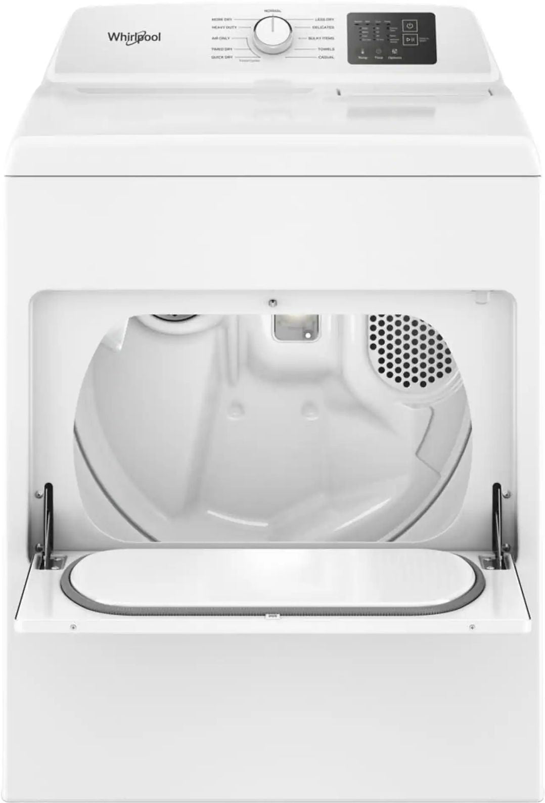 Package - Whirlpool - 4.2-4.3 Cu. Ft. High-Efficiency Top Load Washer with 2-in-1 Removable Agitator and 7.0 Cu. Ft. Gas Dryer with Adaptive Dry - Vented Matching - White