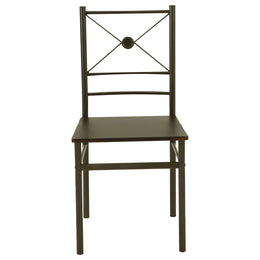 Anna  Rectangular Dining Table Set Dark