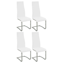 Montclair Upholstered Dining Side Chair Black (Set of 4)