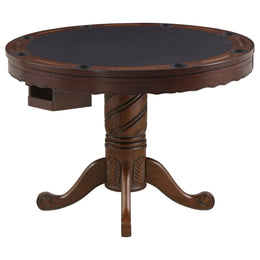 Turk  3-in-1 Dining and Game Table Set Tobacco