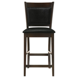 Jaden Upholstered Counter Chair Espresso (Set of 2)