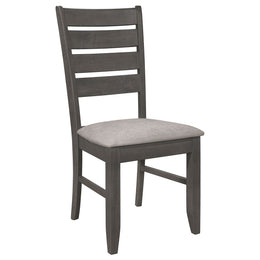 Dalila Wood Dining Side Chair Cappuccino (Set of 2)