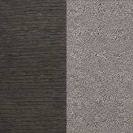 Dalila Fabric Upholstered Wood Dining Bench Dark Grey