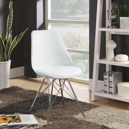 Juniper Polypropylene Dining Side Chair Black (Set of 2)