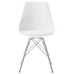 Juniper Polypropylene Dining Side Chair Black (Set of 2)