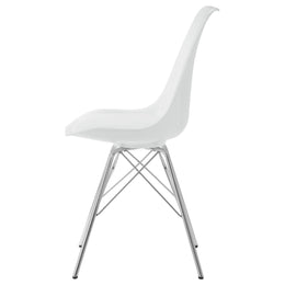 Juniper Polypropylene Dining Side Chair Black (Set of 2)