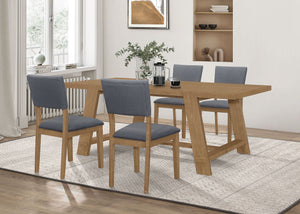Sharon  Rectangular Dining Table Set Brown