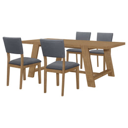 Sharon  Rectangular Dining Table Set Brown