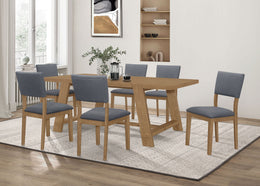 Sharon  Rectangular Dining Table Set Brown