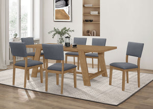 Sharon  Rectangular Dining Table Set Brown