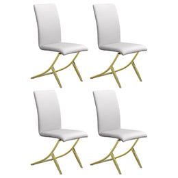 Carmelia Upholstered Dining Side Chair Black (Set of 4)