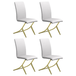 Carmelia Upholstered Dining Side Chair Black (Set of 4)