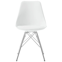 Lowry  Round Dining Table Set White
