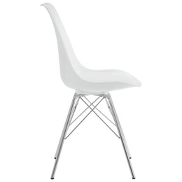 Lowry  Round Dining Table Set White
