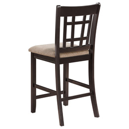 Lavon  Oval Counter Height Dining Set Light Chestnut