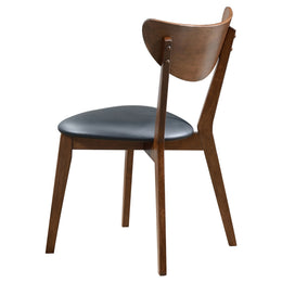 Jedda  Oval Dining Table Set Dark Walnut
