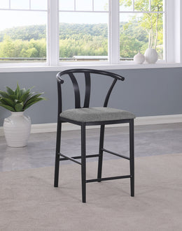 Dolman Counter Height Dining Side Chair Beige (Set of 2)