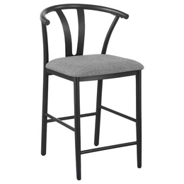 Dolman Counter Height Dining Side Chair Beige (Set of 2)