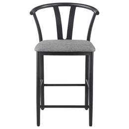 Dolman Counter Height Dining Side Chair Beige (Set of 2)