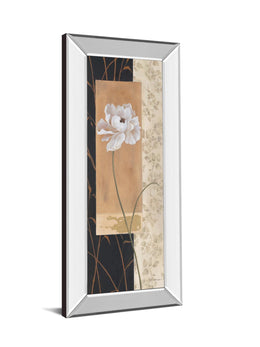 Mirrored Frame Black & Gold I By Carol Robinson 18X42 Mirror Frame Print