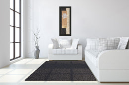 Black & Gold I By Carol Robinson 18X42 Framed Print