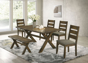 Alston Rectangular Dining Table Set Knotty Nutmeg
