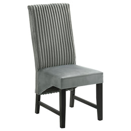 Barrand Upholstered Dining Side Chair Black (Set of 2)