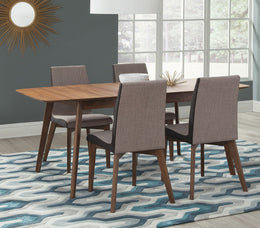 Redbridge  Rectangular Dining Set Natural Walnut