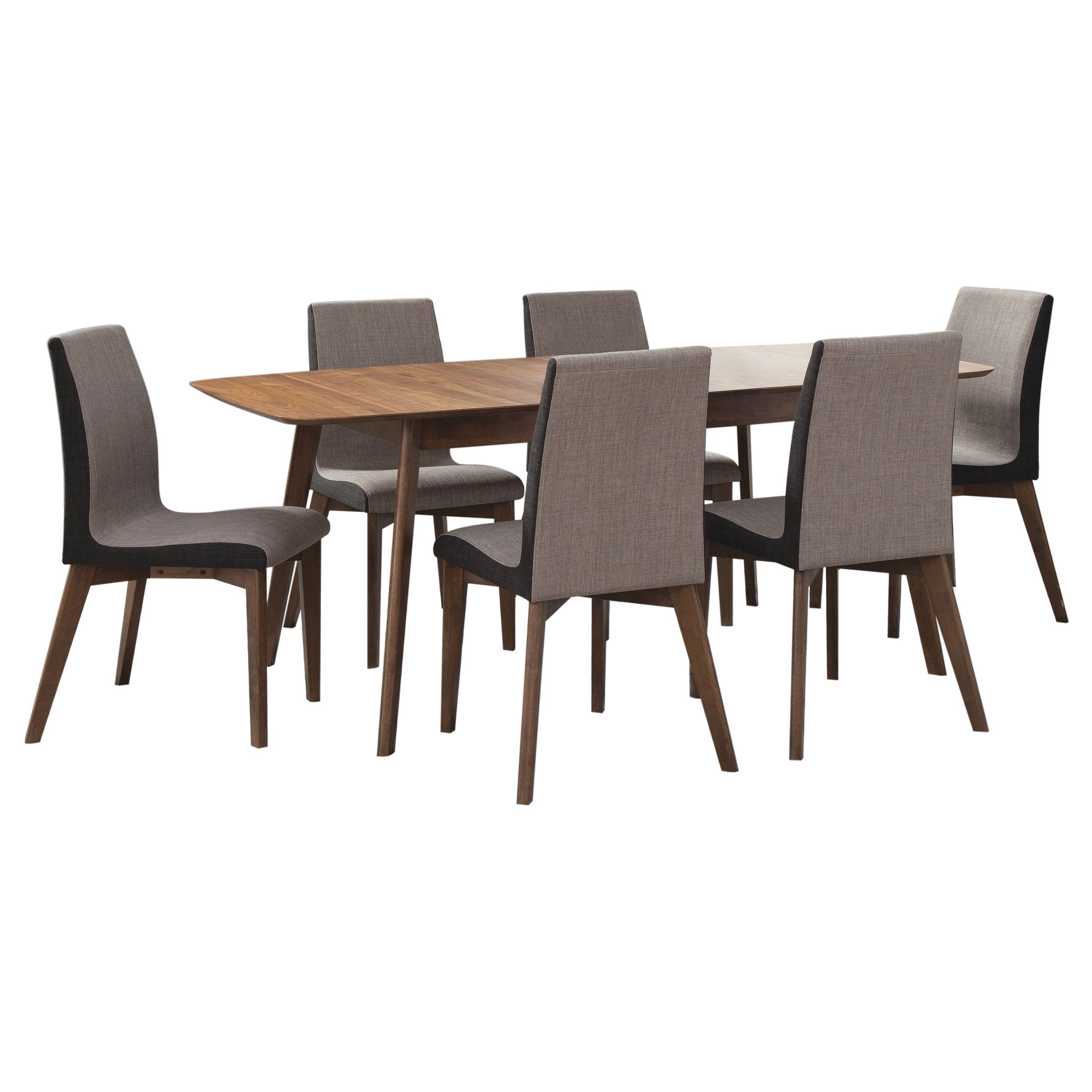 Redbridge  Rectangular Dining Set Natural Walnut