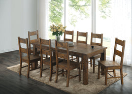 Coleman 84-inch Counter Height Dining Table Golden Brown