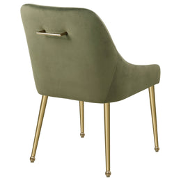 Mayette Upholstered Dining Side Chair Blue (Set of 2)
