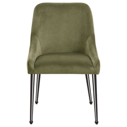 Mayette Upholstered Dining Side Chair Blue (Set of 2)