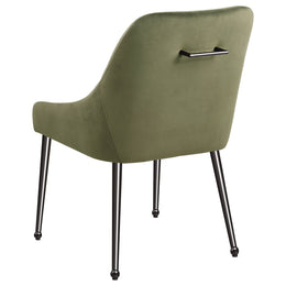 Mayette Upholstered Dining Side Chair Blue (Set of 2)
