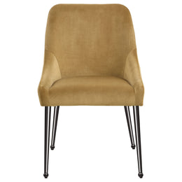 Mayette Upholstered Dining Side Chair Blue (Set of 2)
