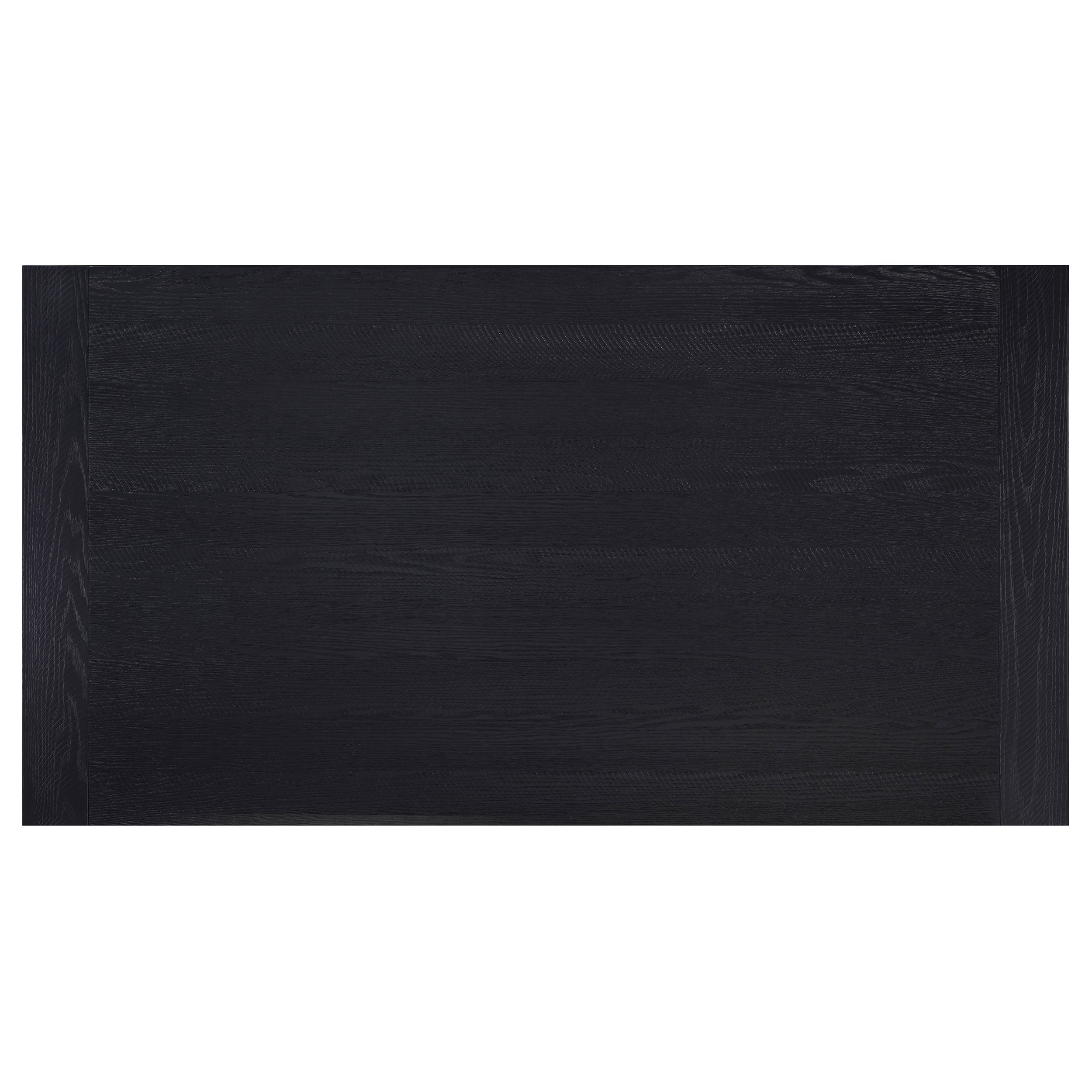 Newport  Rectangular Trestle Dining Table Set Black