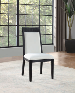 Brookmead Dining Side Chair Grey and Black (Set of 2)