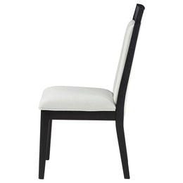Brookmead Dining Side Chair Grey and Black (Set of 2)