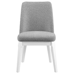 Carissa Upholstered Dining Side Chair Beige (Set of 2)