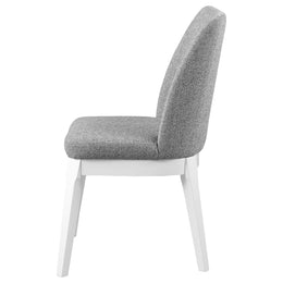 Carissa Upholstered Dining Side Chair Beige (Set of 2)