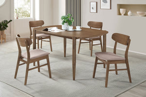 Dortch  Oval Solid Wood Dining Set Walnut