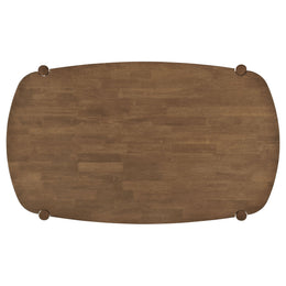 Dortch Oval 63-inch Solid Wood Dining Table Walnut