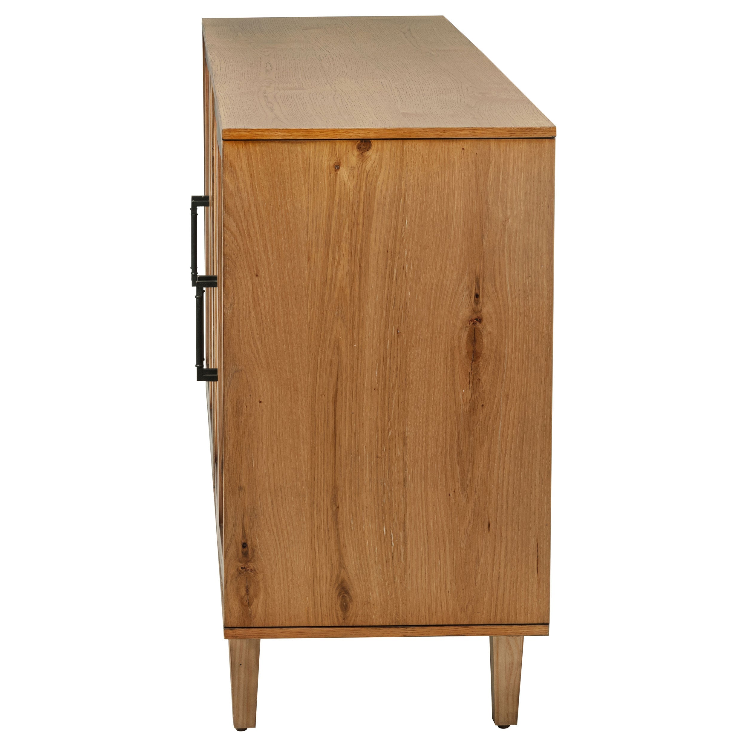 Middleton 4-door Sideboard Server with Dual Drawers Black