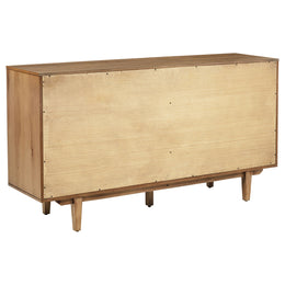 Middleton 4-door Sideboard Server with Dual Drawers Black