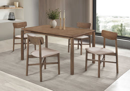 Parkridge  59-inch Wood Dining Set Natural Walnut