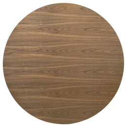 Crestmore  46-inch Round Wood Dining Table Set Walnut