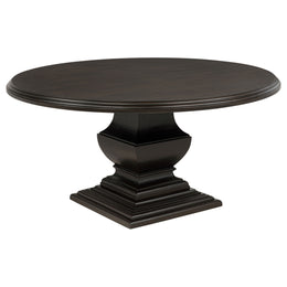 Twyla 60-inch Round Wood Dining Room Table Dark Cocoa