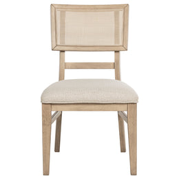 Kailani  Rectangular Wood Dining Table Set Beige Oak