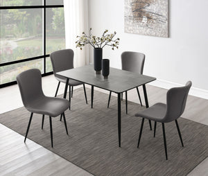 Horizon  Dining Set with Extension Table Grey