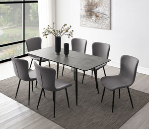 Horizon  Dining Set with Extension Table Grey